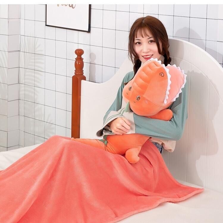 [HCM]Bộ chăn gối văn phòng cá sấu