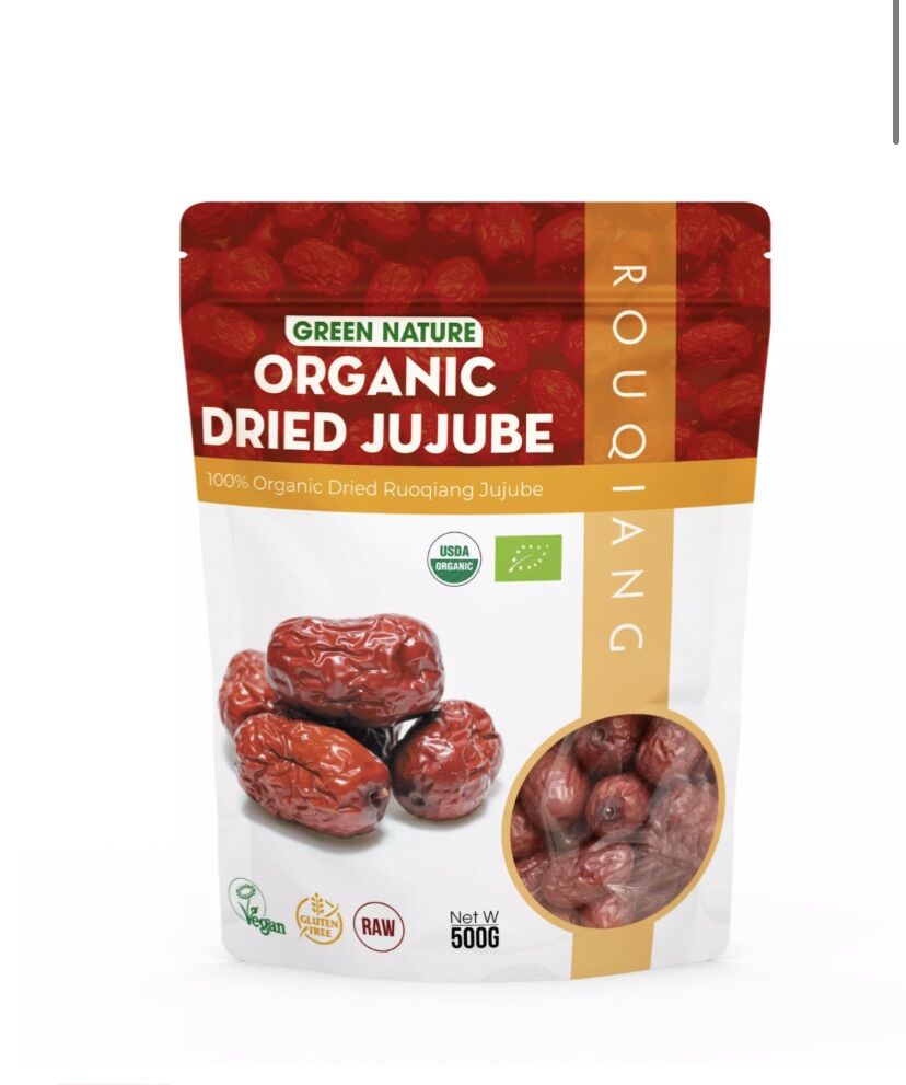 Táo đỏ hữu cơ Thượng hạng Green Nature Rouqiang 500g