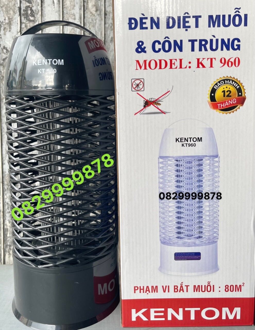 Đèn Bắt Muỗi - Côn Trùng Hiệu KenTom 970