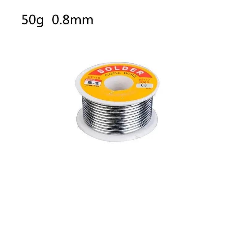 Mới Flux 2.0% 45ft thiếc chì thiếc dây tan chảy Rosin lõi Hàn Hàn dây cuộn không sạch
