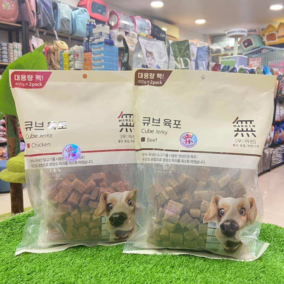 Viên thịt bò, gà & cá hồi snack cho chó