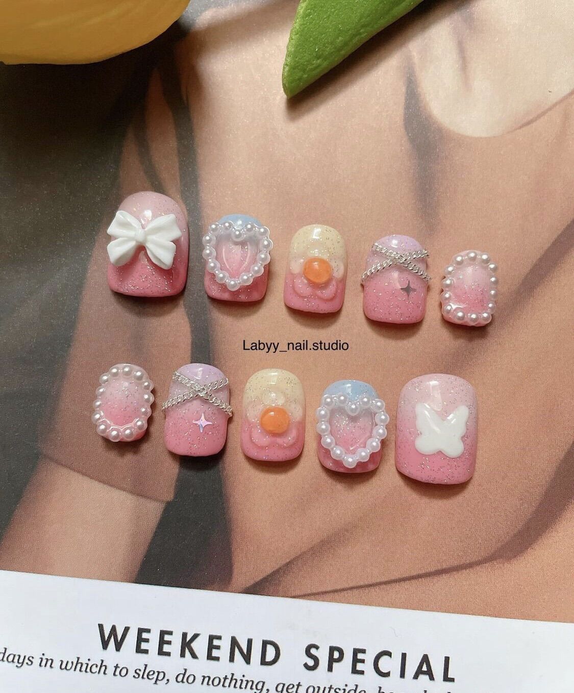 Nailbox thiết kế theo yêu cầu kèm keo dũa
