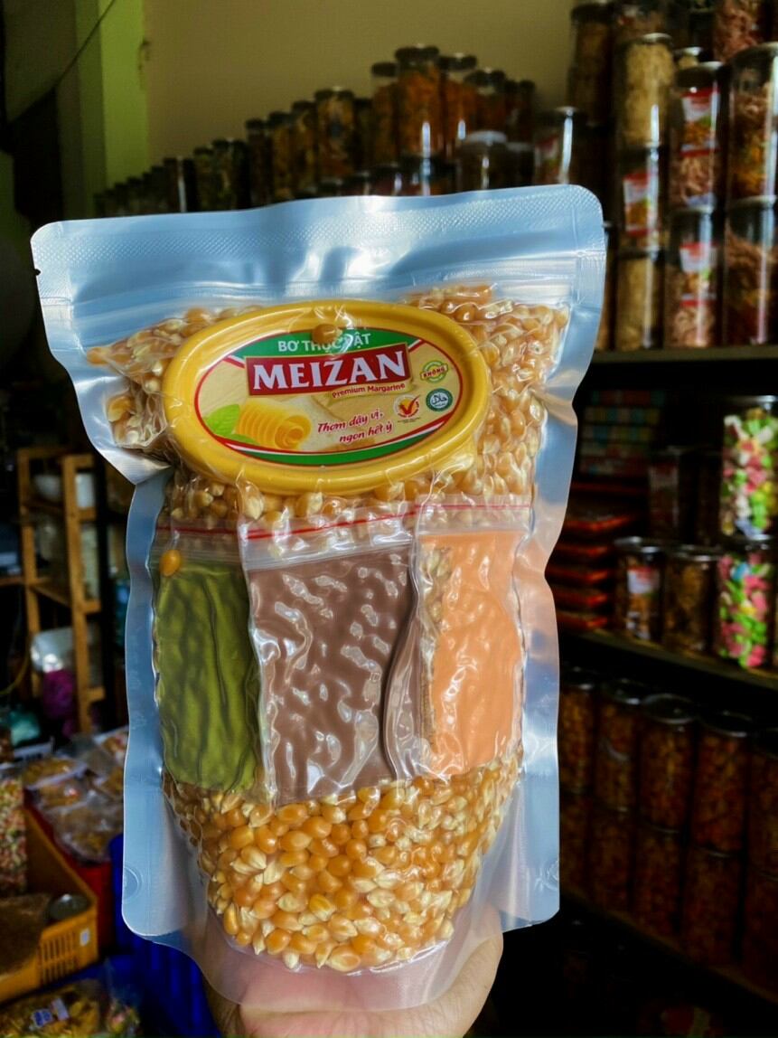 Sét 1kg bắp rang bơ đủ vị