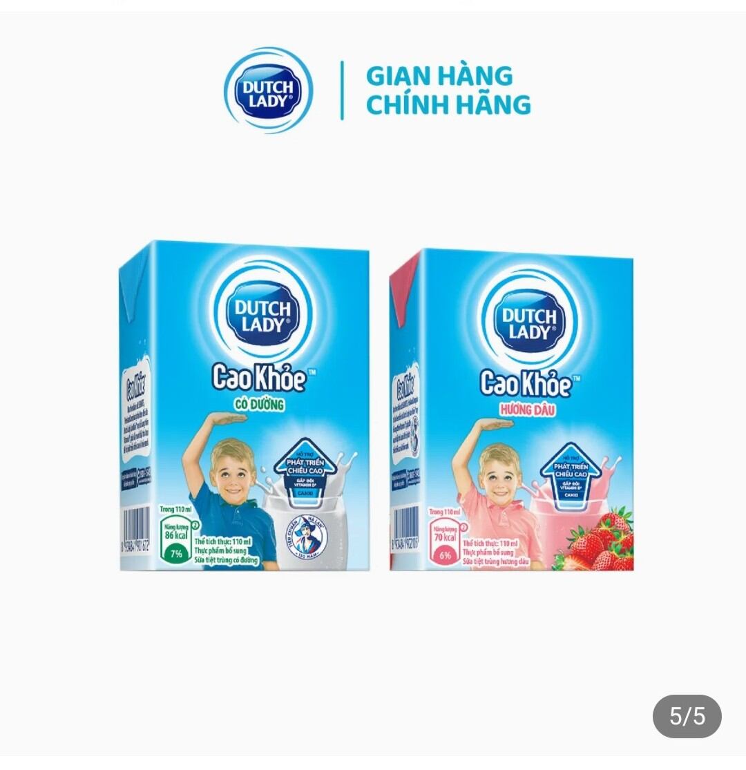 Sữa Hà Lan cao khỏe 2 màu (48 hộp *110ml)