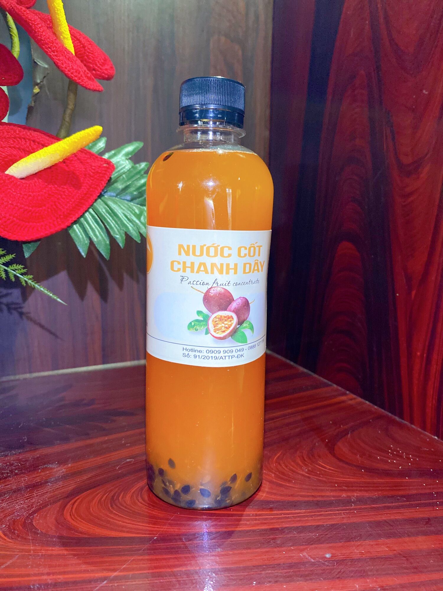 500ML Nước cốt chanh dây - Đặc sản Đà Lạt