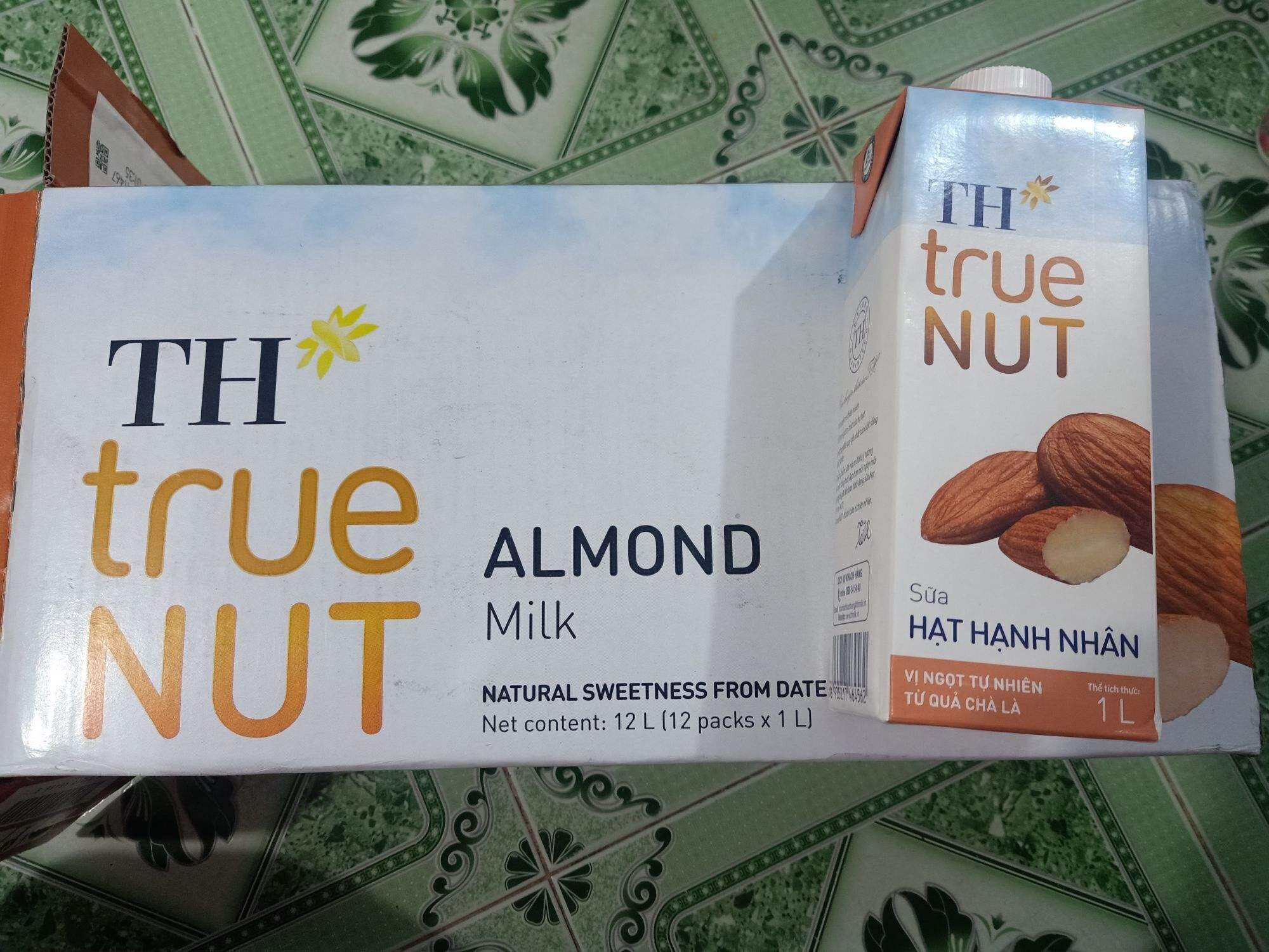 Hộp sữa hạt TH true NUT 1 lít Óc Chó / Hạnh Nhân / Macca