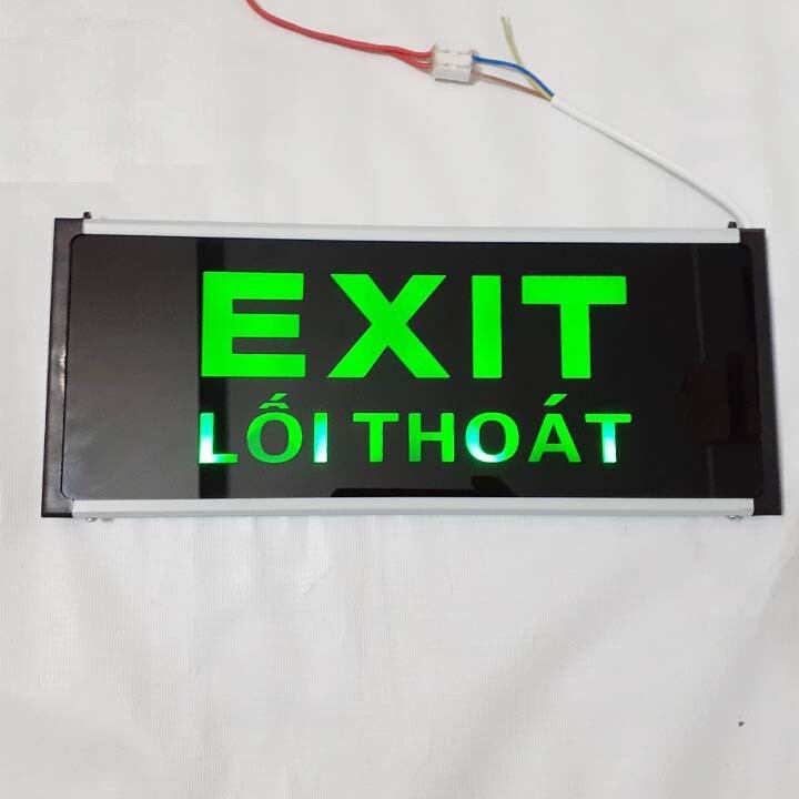 Đèn exit lối thoát 2 mặt - đèn thoát hiểm khẩn cấp