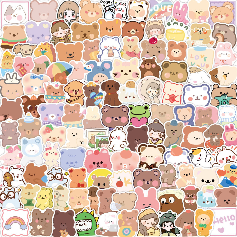 Set 20/50/100 hình dán sticker chống thấm nước M9