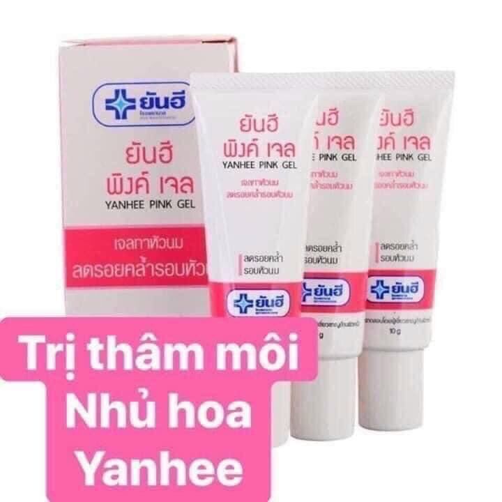 Kem hồng nhũ hoa-yahee pink gel thái lan tuýp 10ml