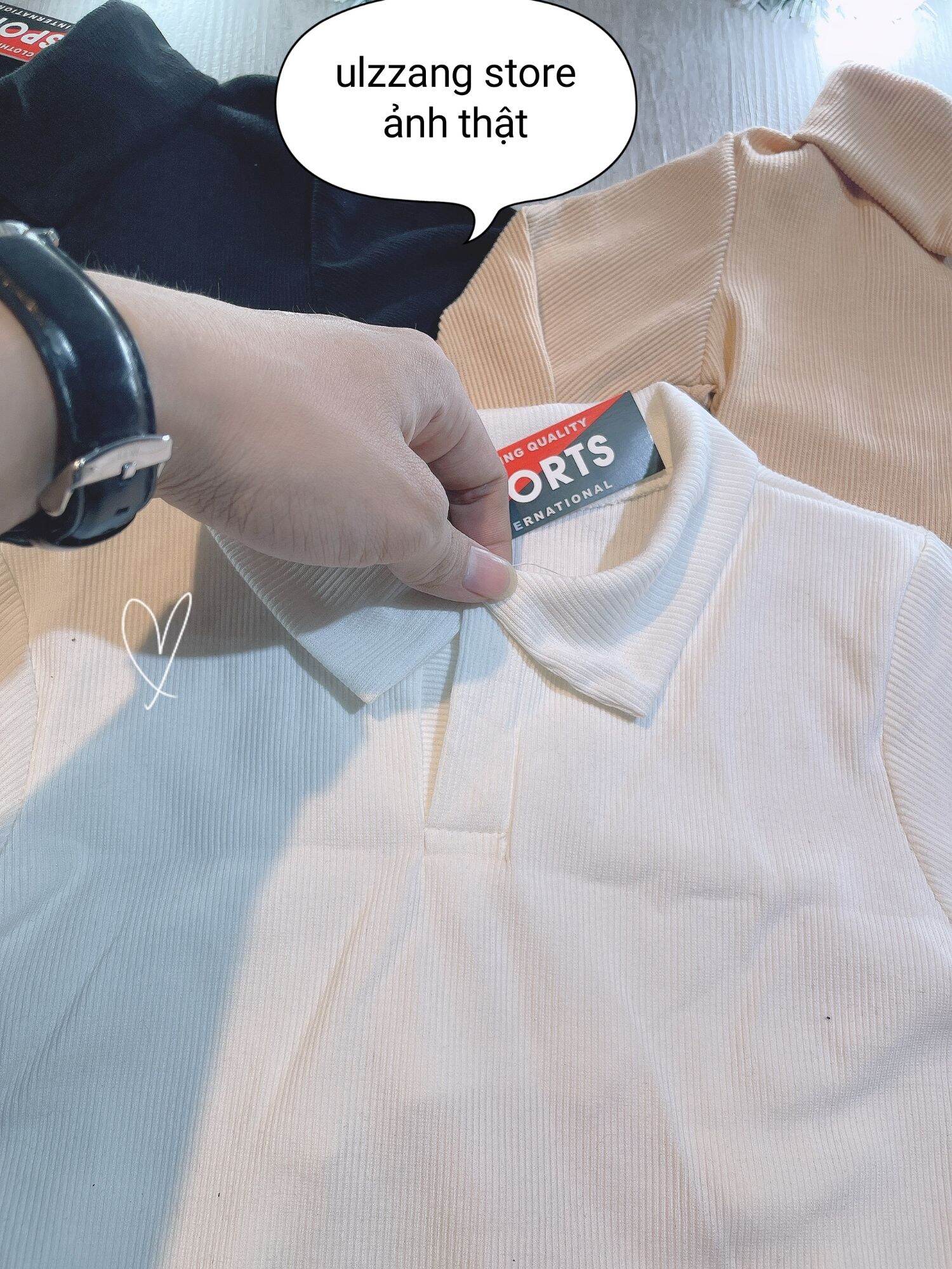 Áo kiều tay dài cột nơ sau lưng ảnh thật