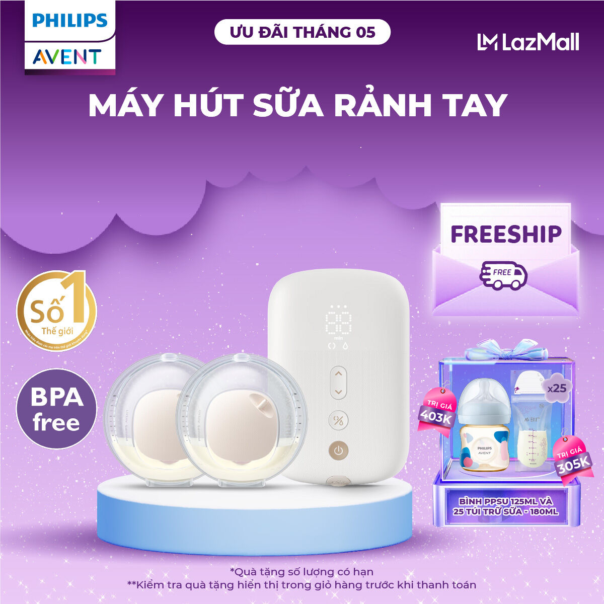 Philips Avent Hands-Free Breast Pump - Efficient Milk Pumping, Maximum Comfort for Busy Mothers.