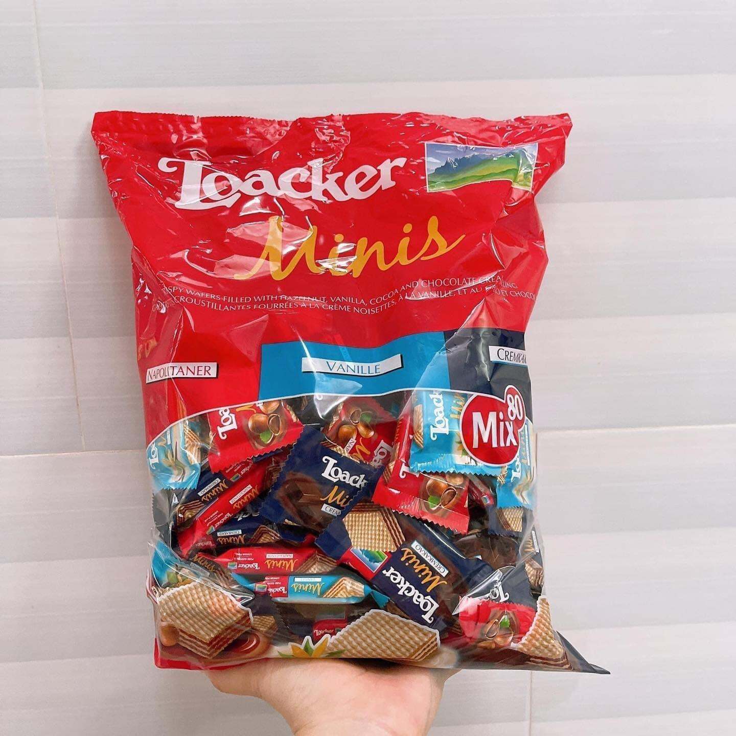 Bánh xốp Loacker mini Mỹ 800 gram (7/24)