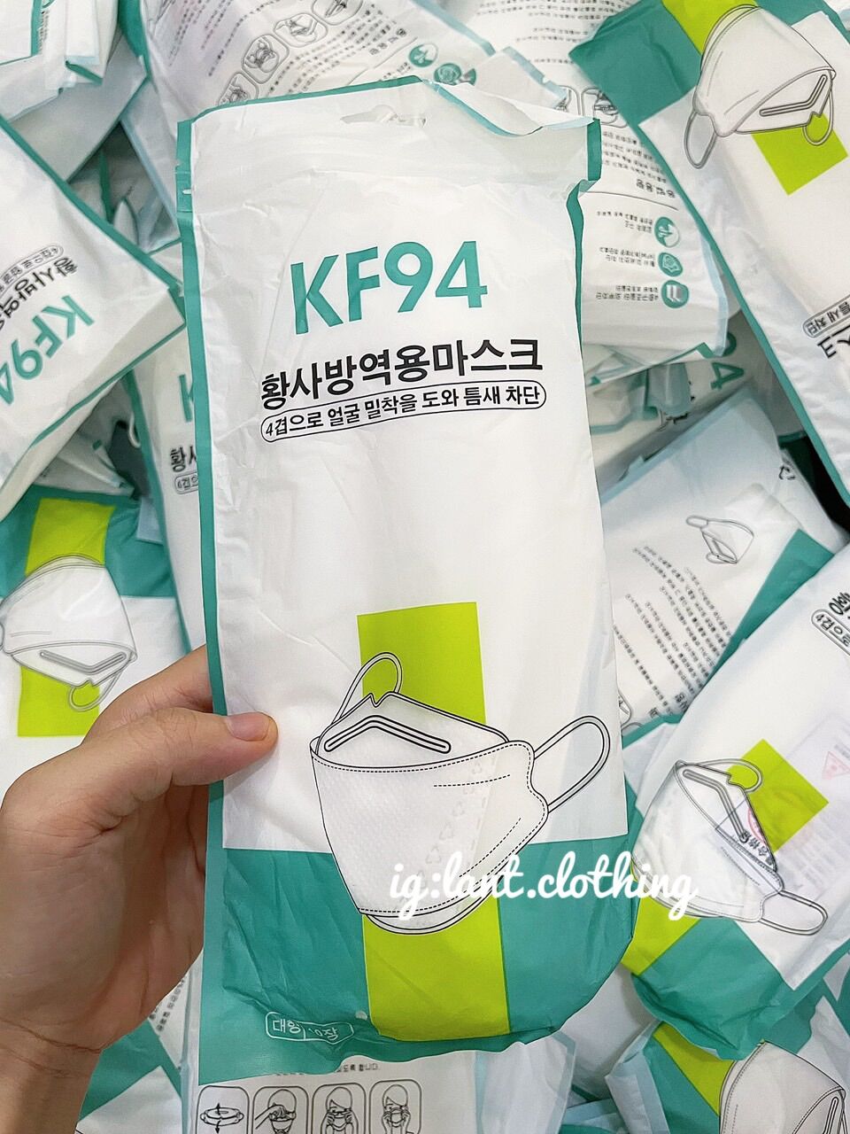 Khẩu trang kf94 chất lượng, nhiều loại