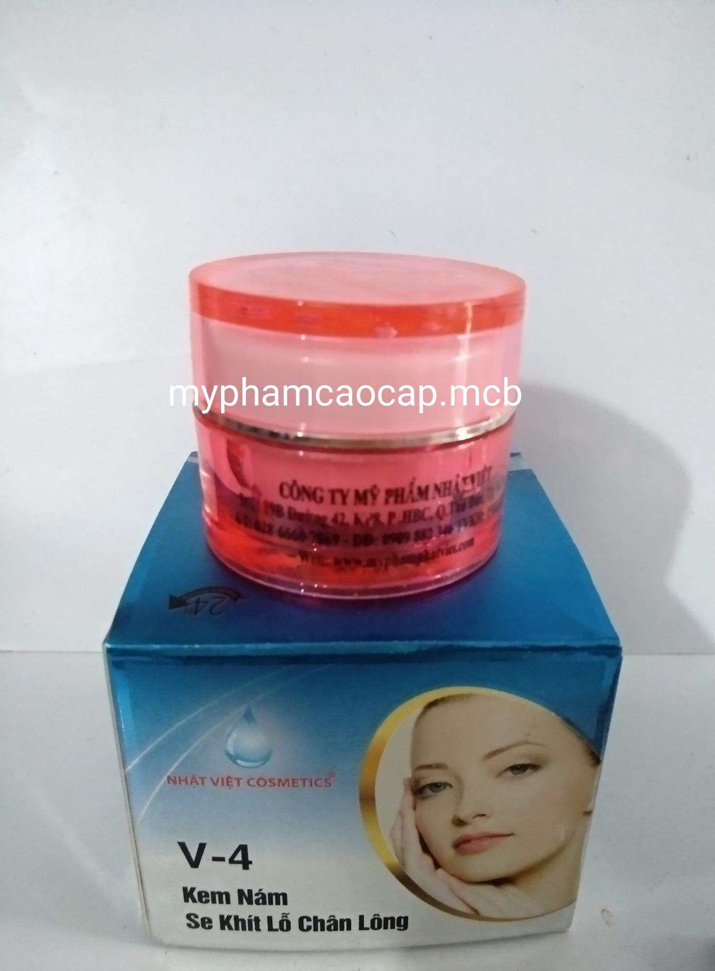 Kem nhật việt V4 nám se khít chân lông 8g