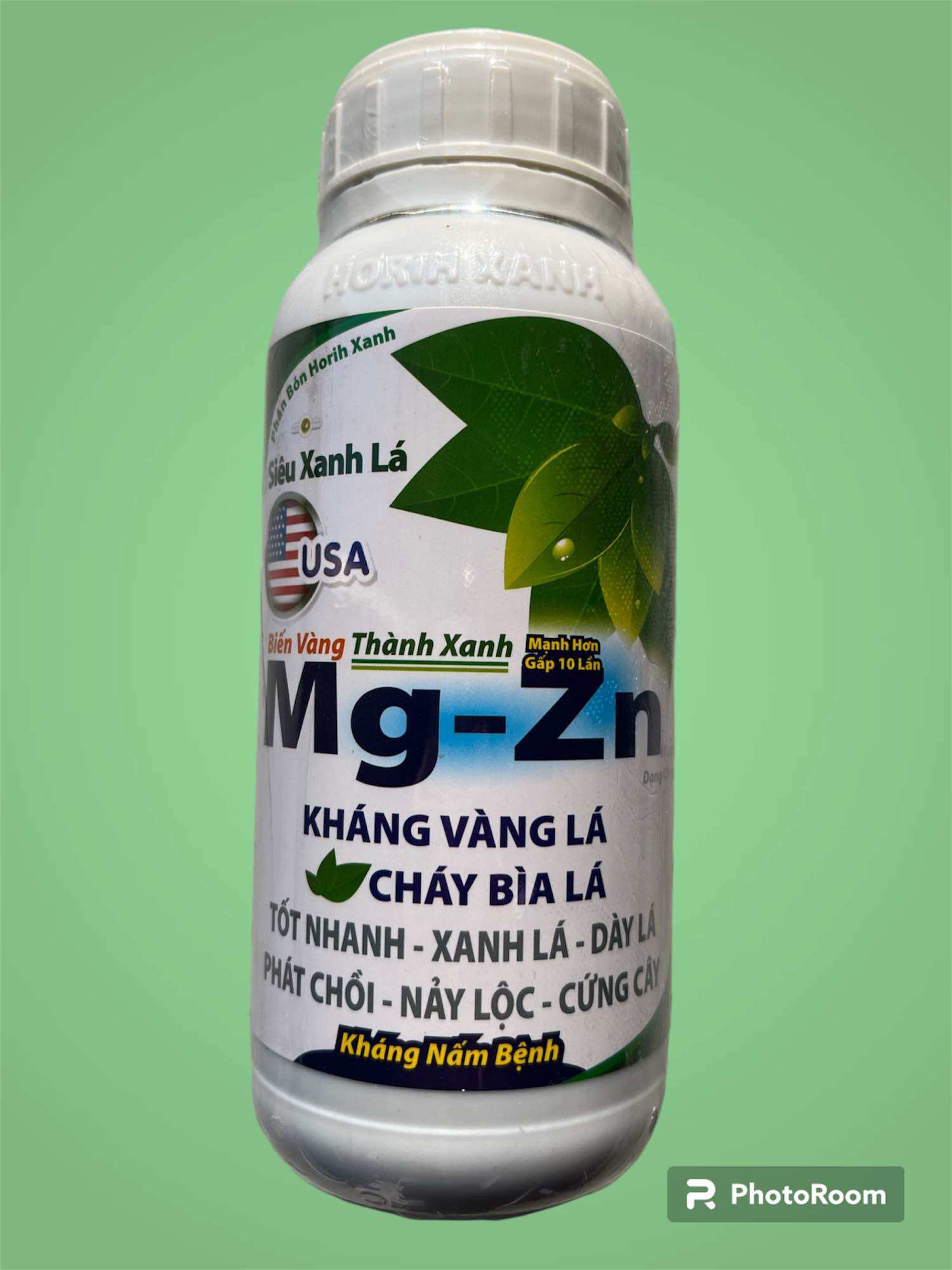 Phân bón magiê - kẽm. kháng vàng lá, cháy bìa lá. chai 500ml sử dụng được 500 lít nước
