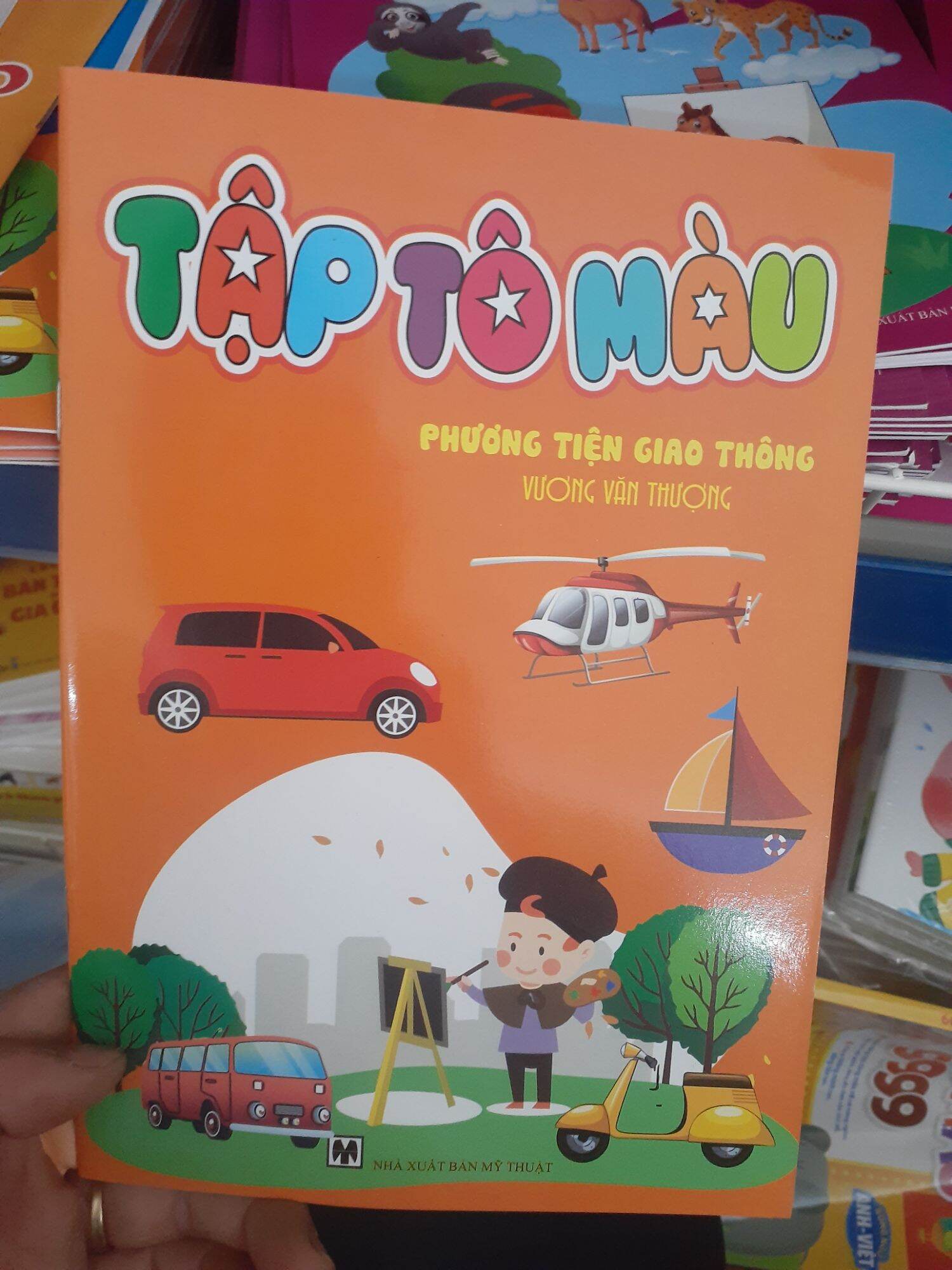 Tập tô màu cho bé nhiều chủ đề