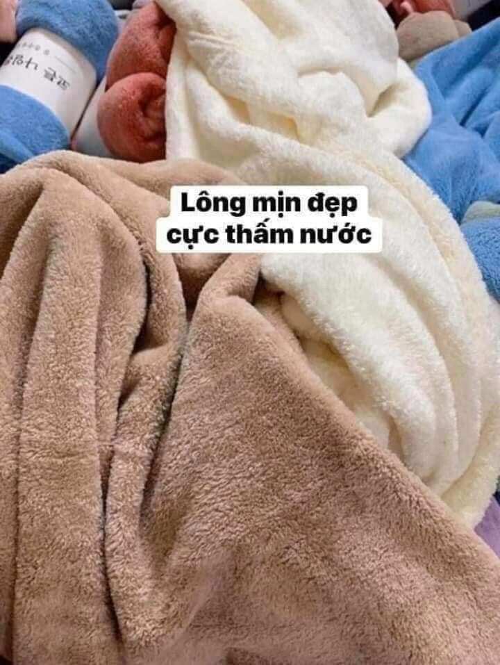 Khăn tắm cuộn Hàn Quốc mềm mịn 70*140cm.