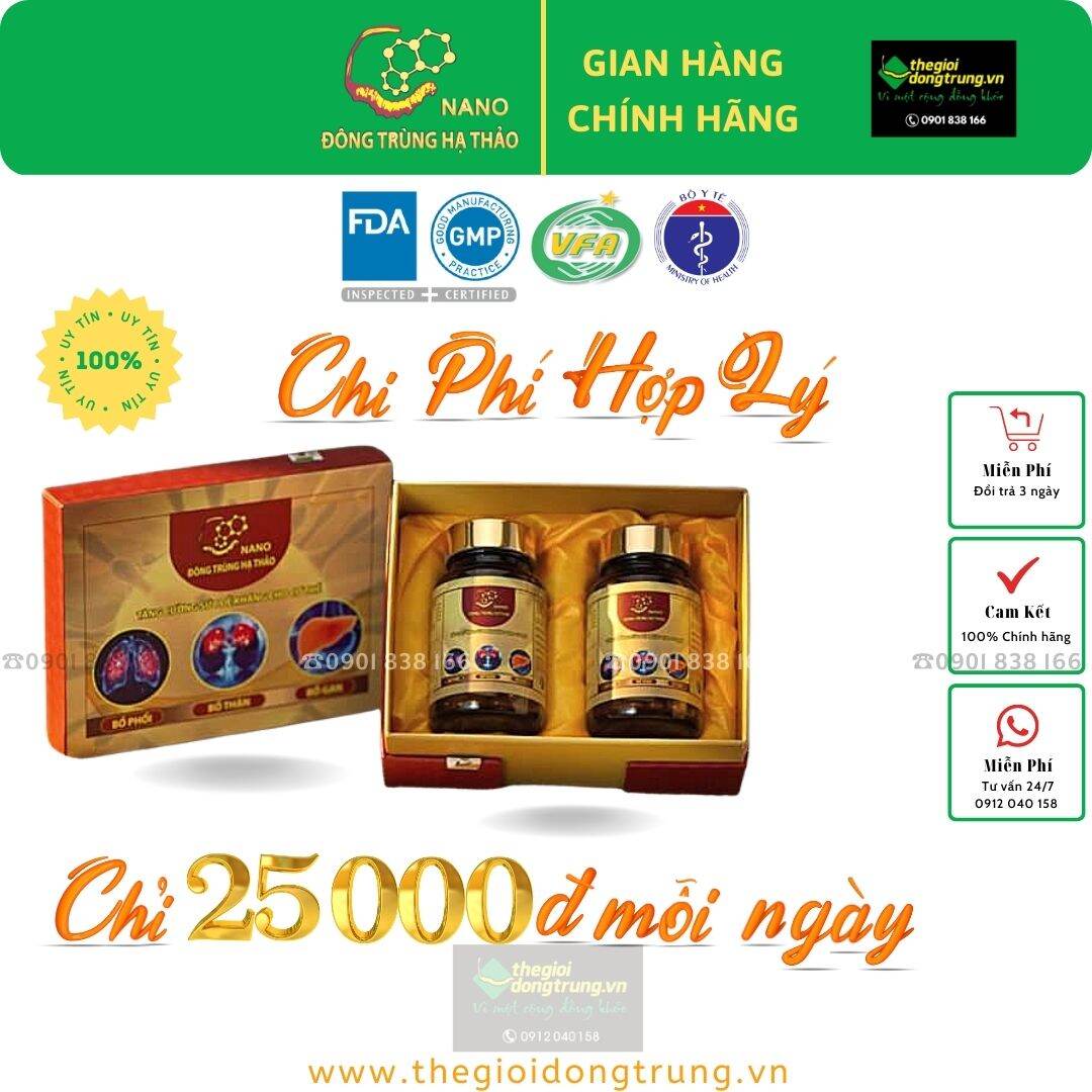 Viên Nang Nano Đông Trùng Hạ Thảo