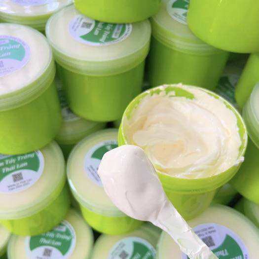 Kem Tẩy Trắng Da, Dưỡng Ẩm Kem Tẩy Trắng Body Thái Lan Chuyên Spa Hũ Xanh 500GR,chất kem xịn thơm mịn,không bết rít