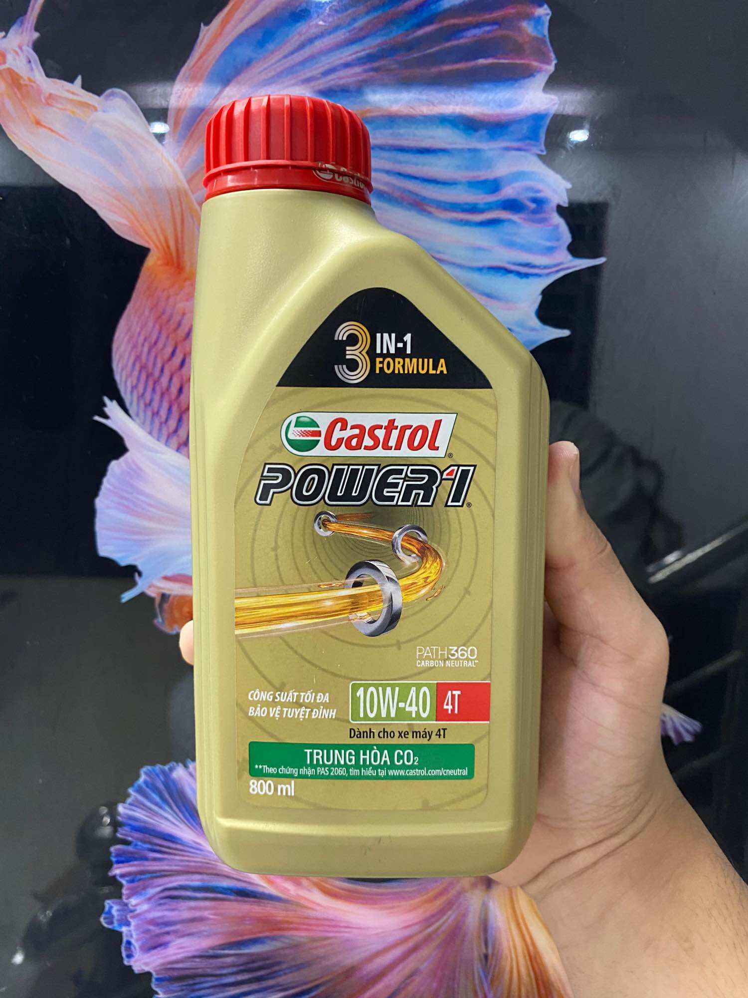 Dầu nhớt Castrol xe số 10-40W ( 800ml )
