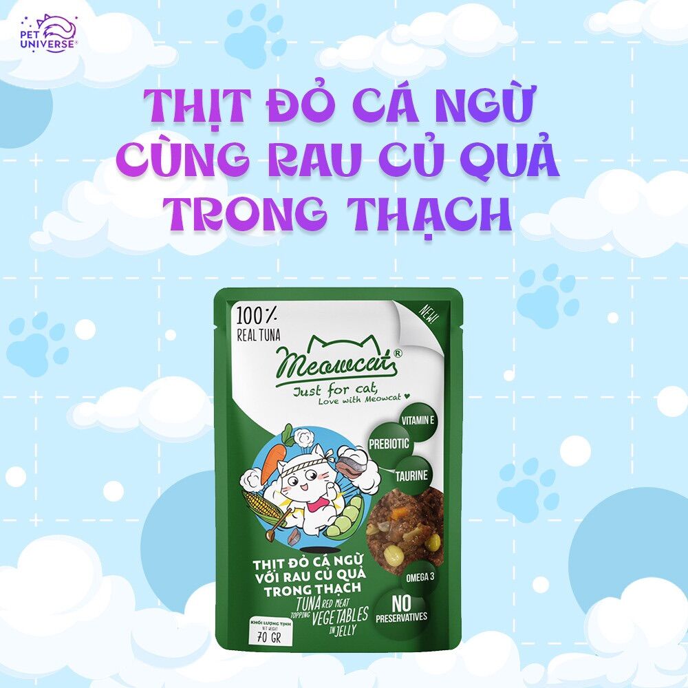 1 Thùng Pate Meowcat 70g x 48 gói