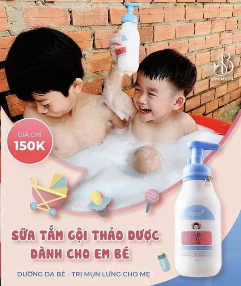 Sữa tắm em bé Hanayuki