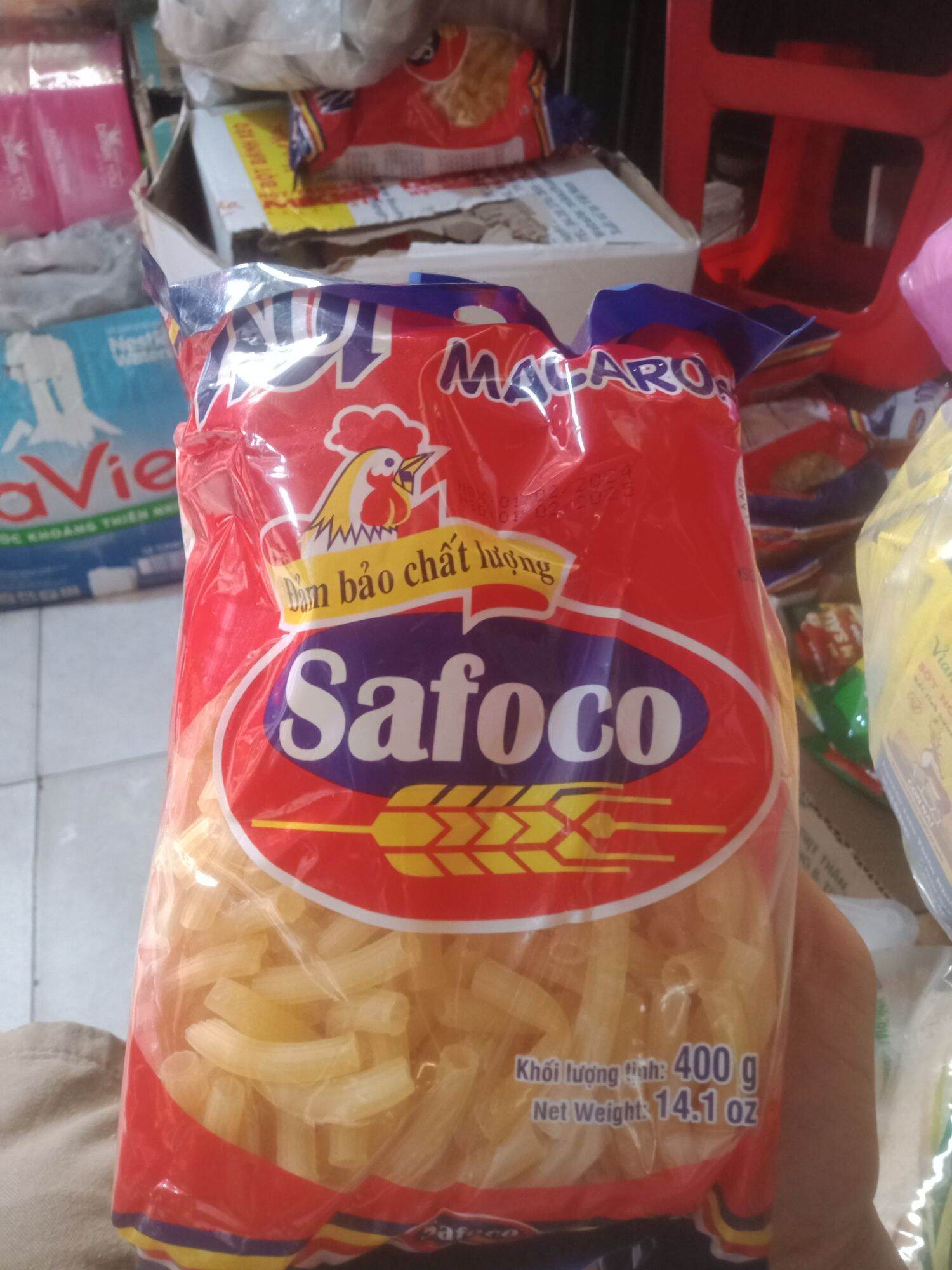 nui ống dài sabaco 400g