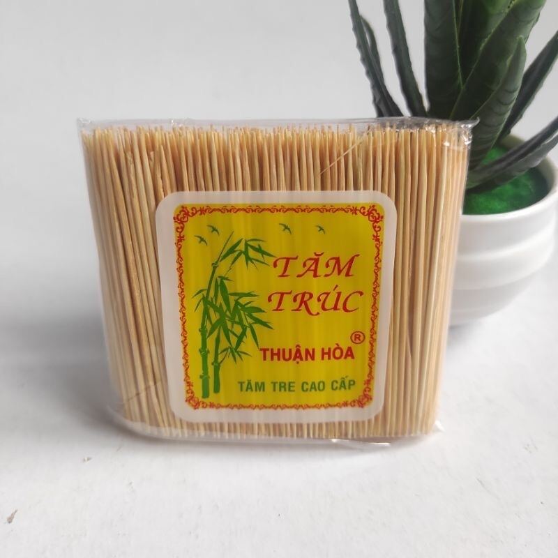Tăm xỉa răng tre cao cấp - tăm trúc xỉa răng