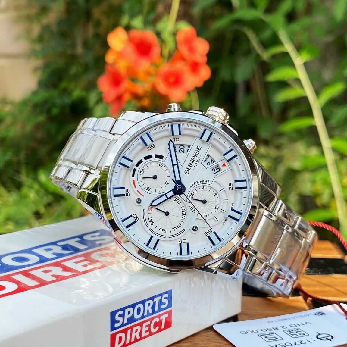 Đồng hồ nam sunrise nam 3 cốt 6 kim