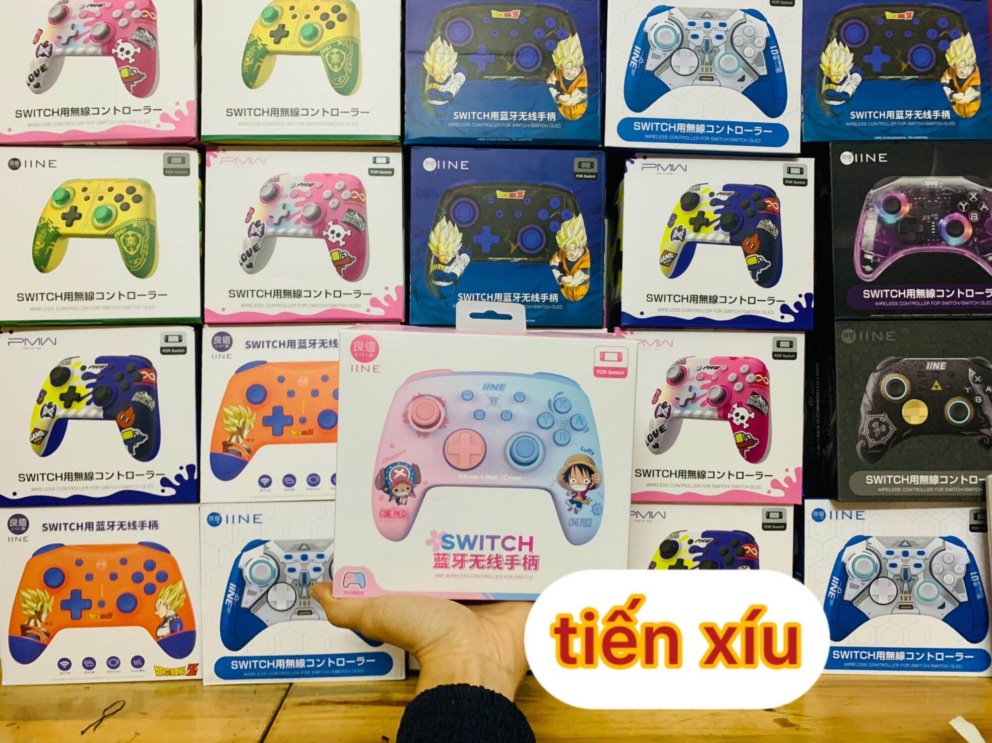 tay cầm iine Pro 2 Nintendo Switch Oled lite v1v2 Pro phiên bản Iine v4 pikachu ver 4 nintendo switch controller pro