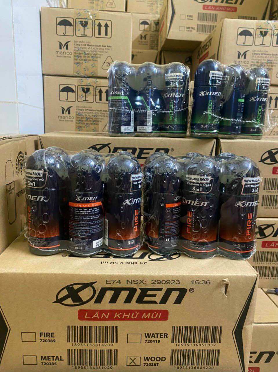 Lăn khử mùi Xmen Wood 50ml
