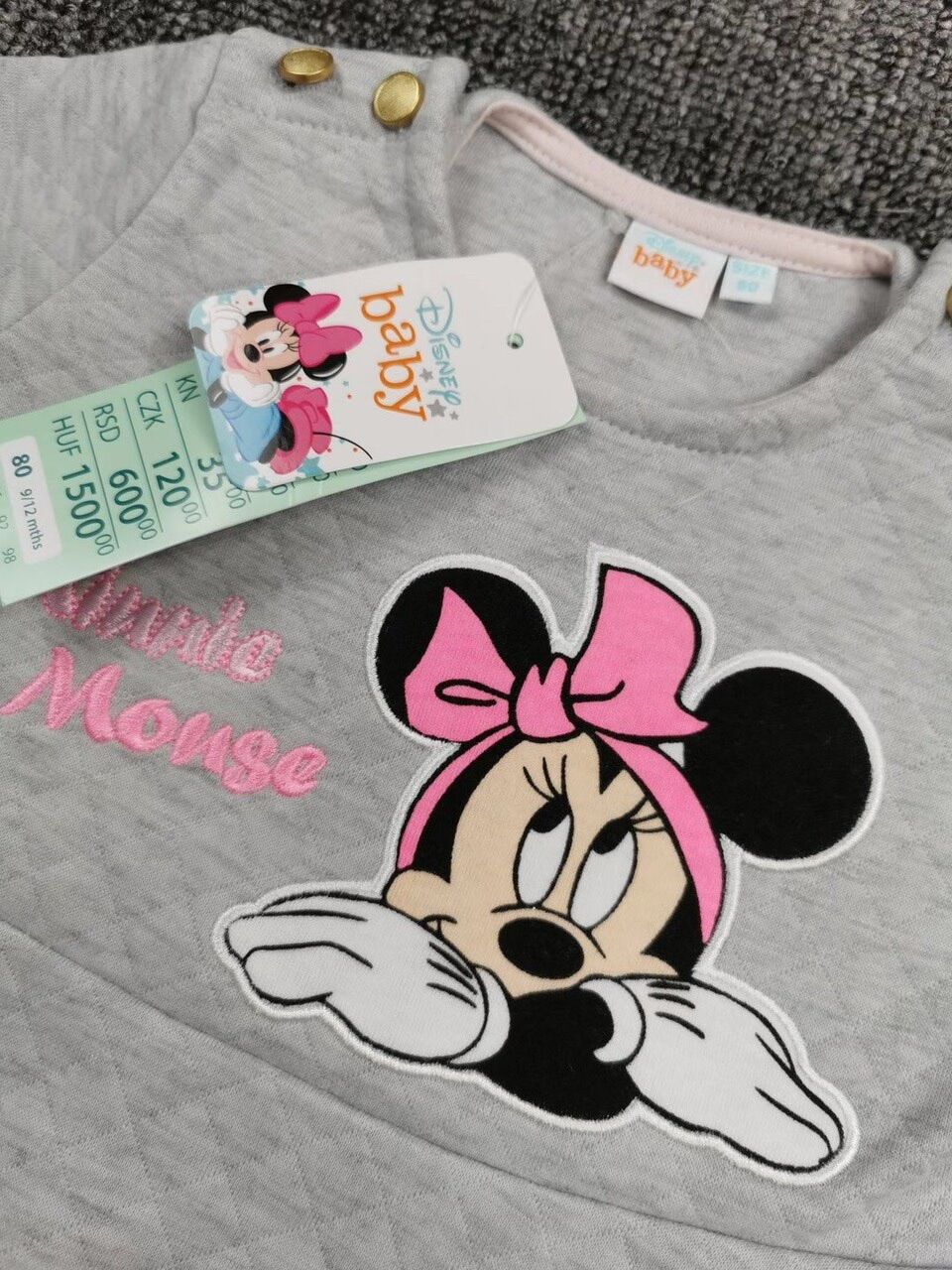Váy Mickey 2 màu siêu xinh bé gái