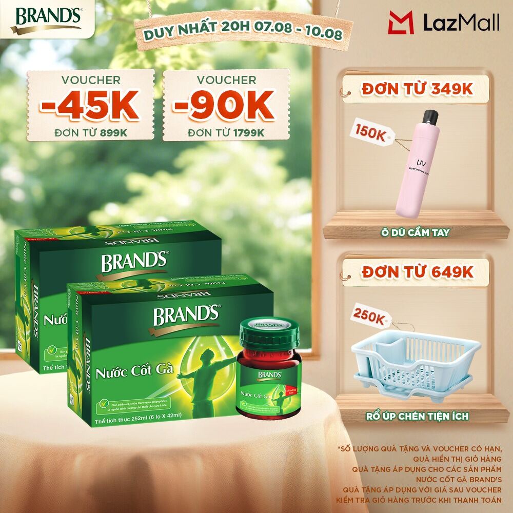 [2-Hour Delivery] Combo of 2 Brand's Chicken Broth Traditional Flavor