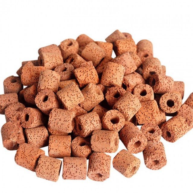Sứ viên đỏ lọc nước hồ cá , sứ viên lọc nước cho bể cá , sứ lọc nước