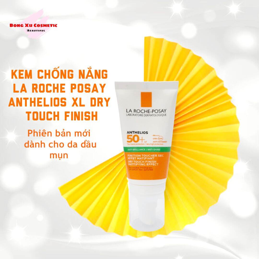 (Chính Hãng) Kem Chống Nắng La Roche - Posay Anthelios Xl Dry Touch Gel Cream Spf 50+ (Vạch Xanh) Dành Cho Da Dầu Mụn 50Ml - Mẫu Mới