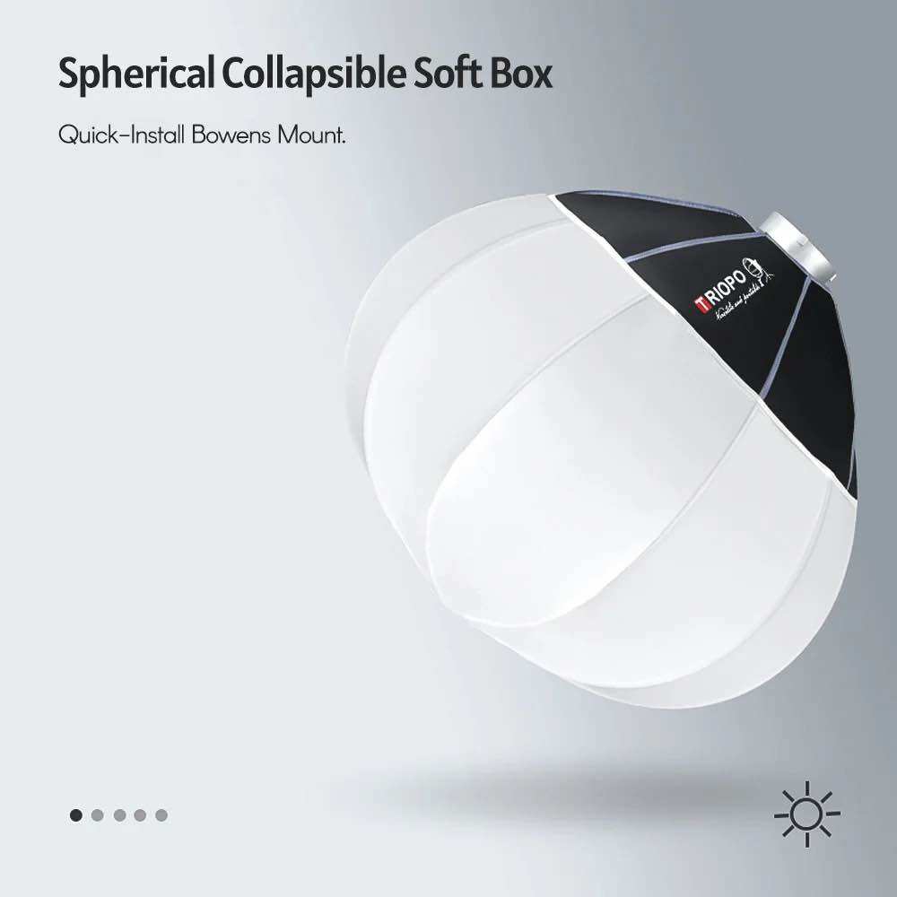 Softbox Cầu (China Ball) Triopo KQ-65, KQ-85