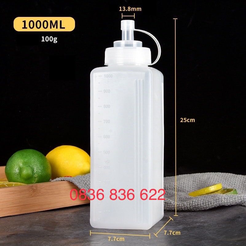 Chai/ lọ đựng sốt, siro cao cấp