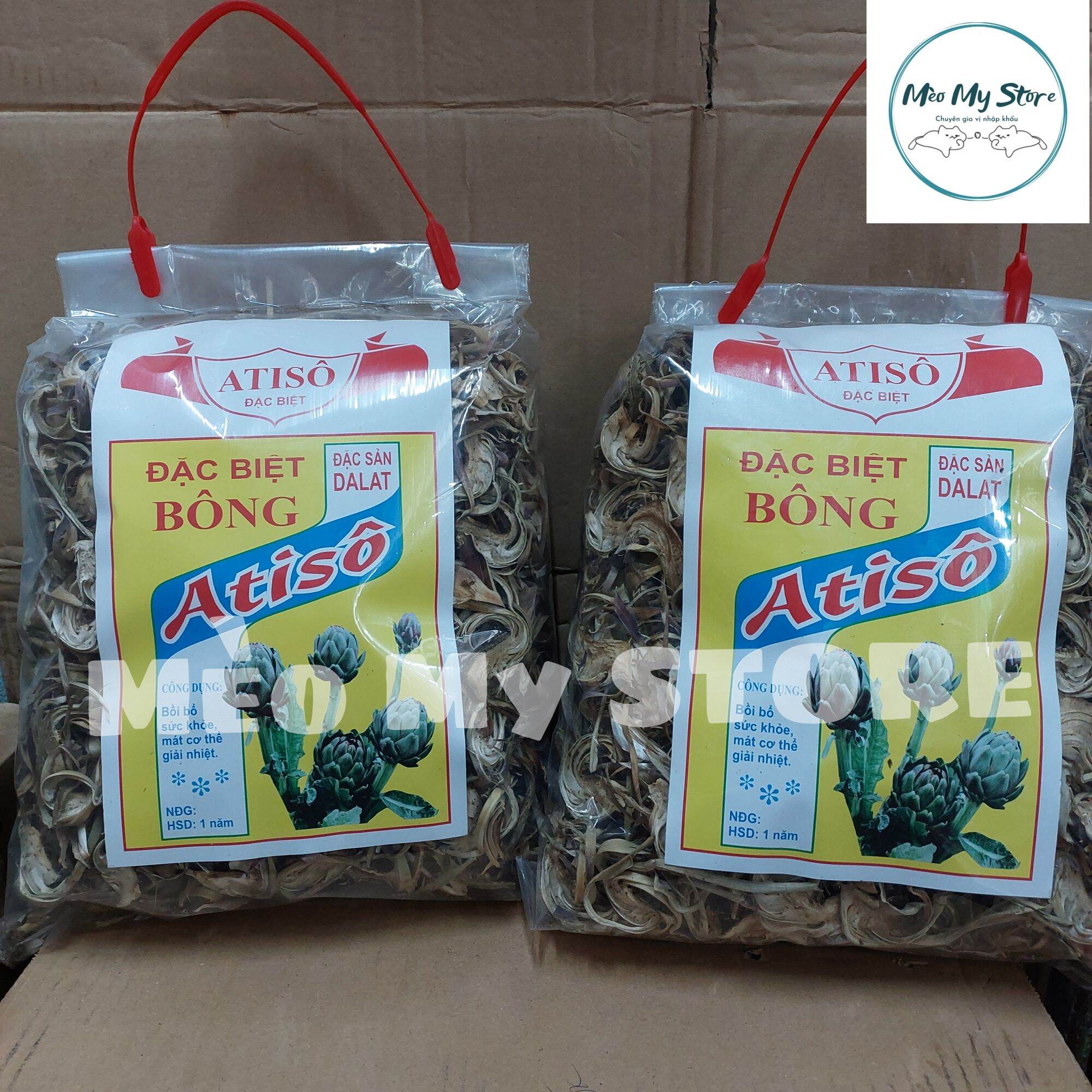 Bông atiso đà lạt sấy khô sạch gói 500gram