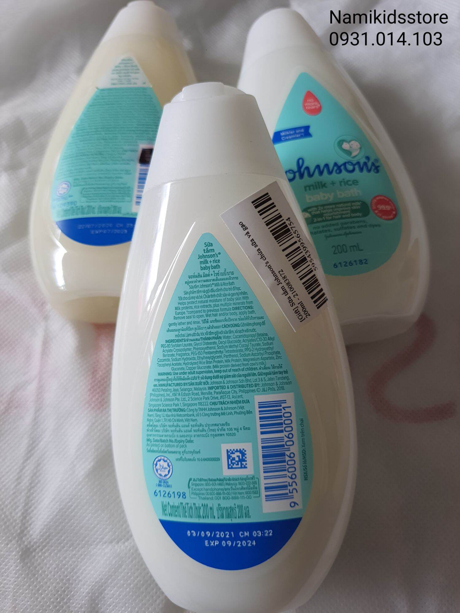 Sữa tắm Johnson's Baby 200ml