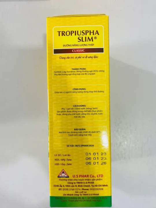 Đường bắp ăn kiêng TROPIUSPHA SLIM 125g