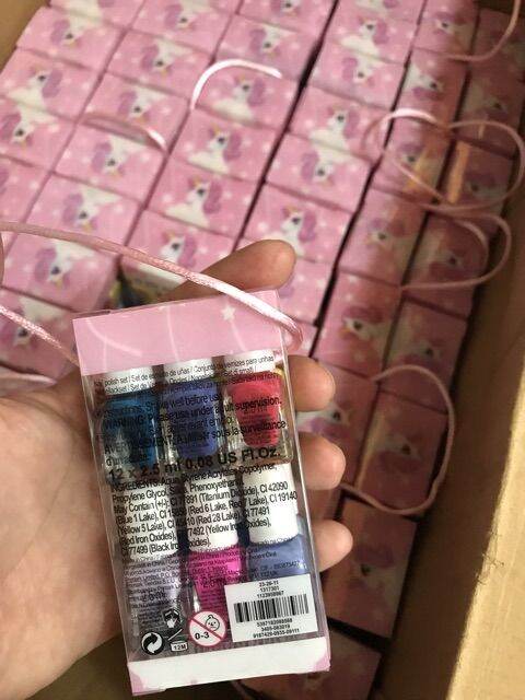Set 12 sơn móng tay mini primark nail polish cho bé gái
