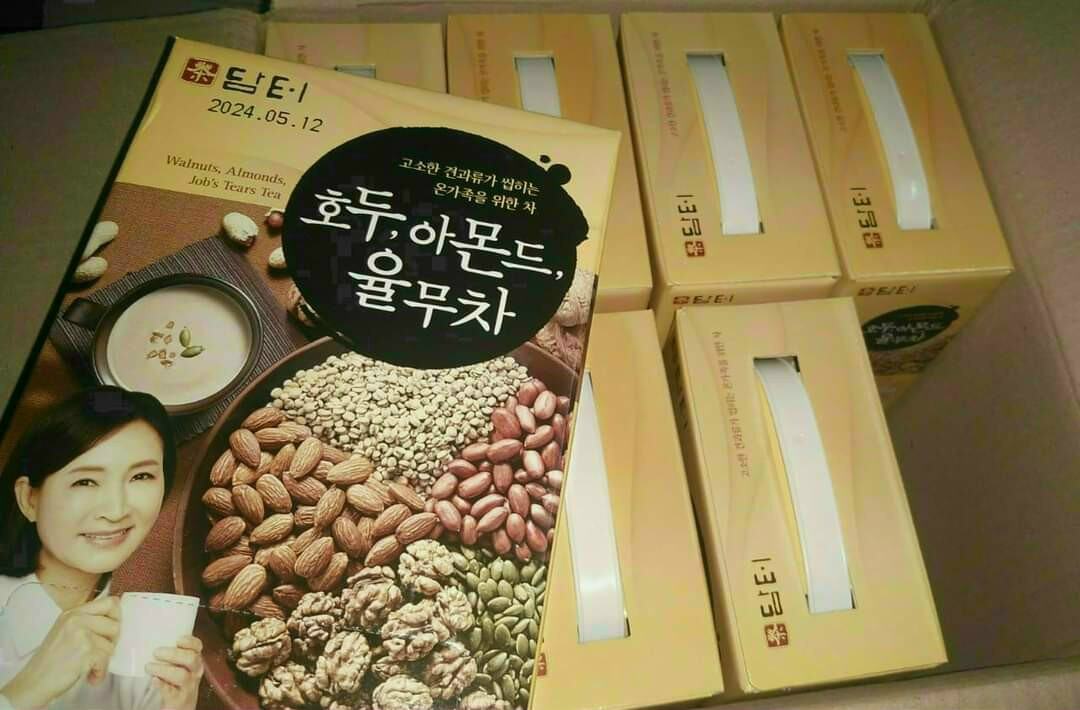 Bột ngũ cốc Damtuh Hàn Quốc. Hộp 50 gói x 18g