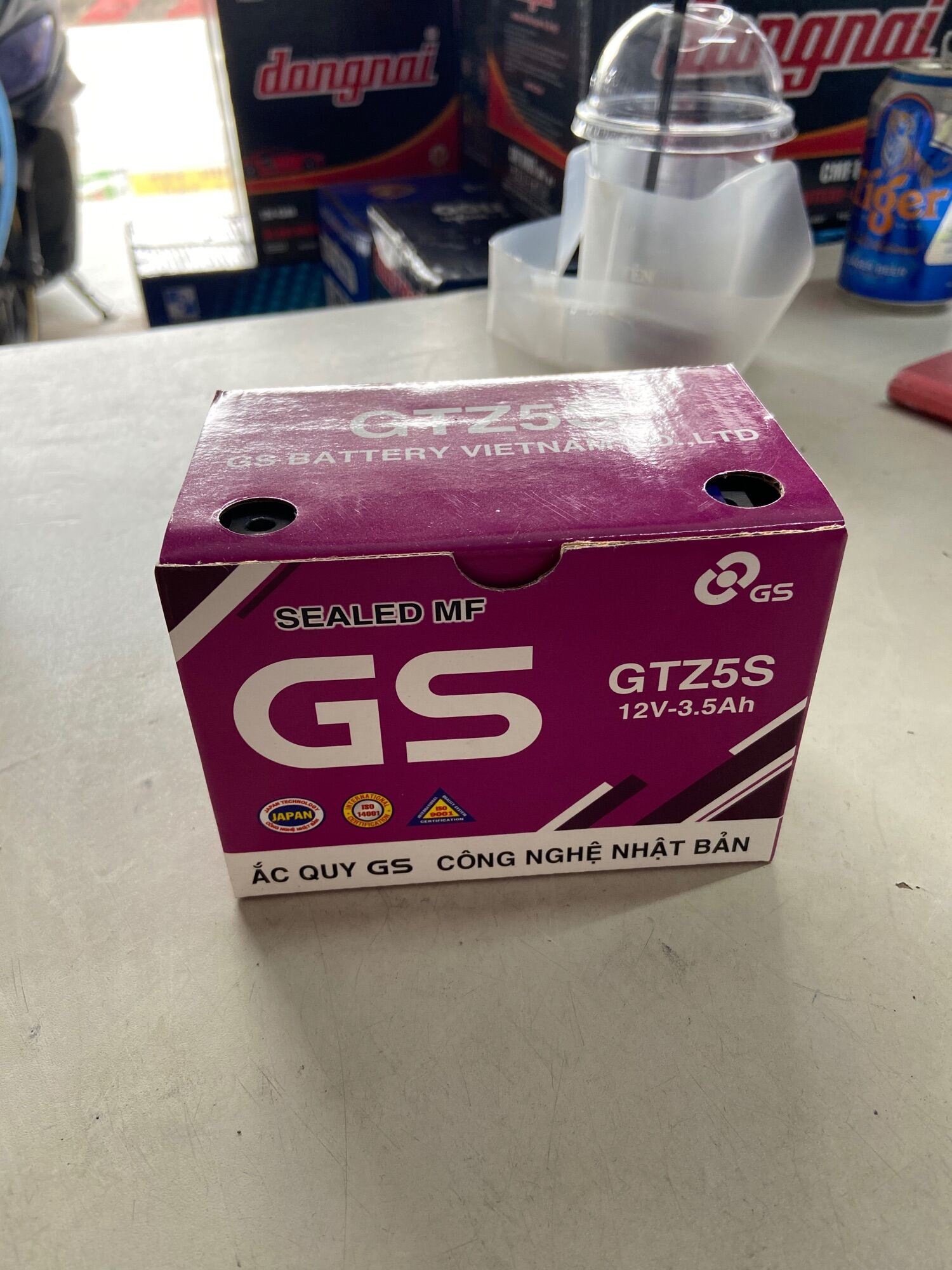 Ắc quy GS GTZ5S 12V-3.5Ah