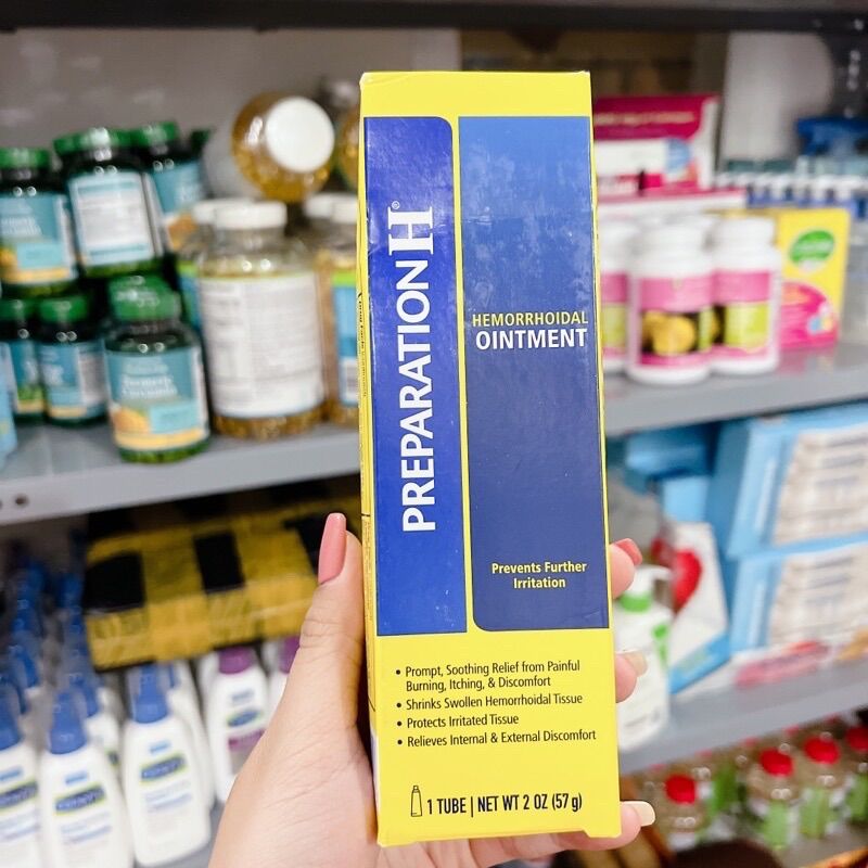 Kem bôi trĩ Preparation H Hemorrhoidal Ointment 57g tuýp