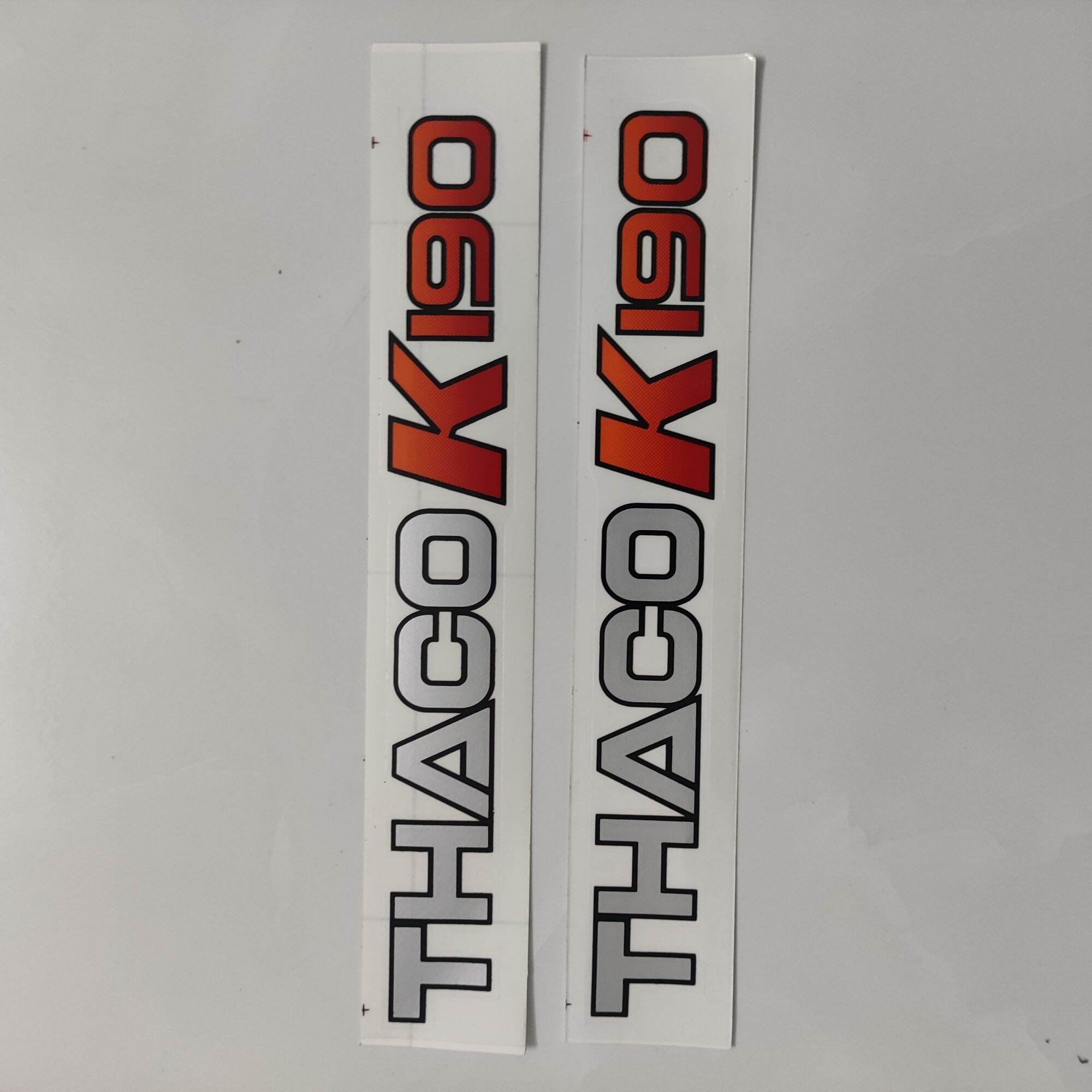 Tem dán xe tải chữ thaco k190