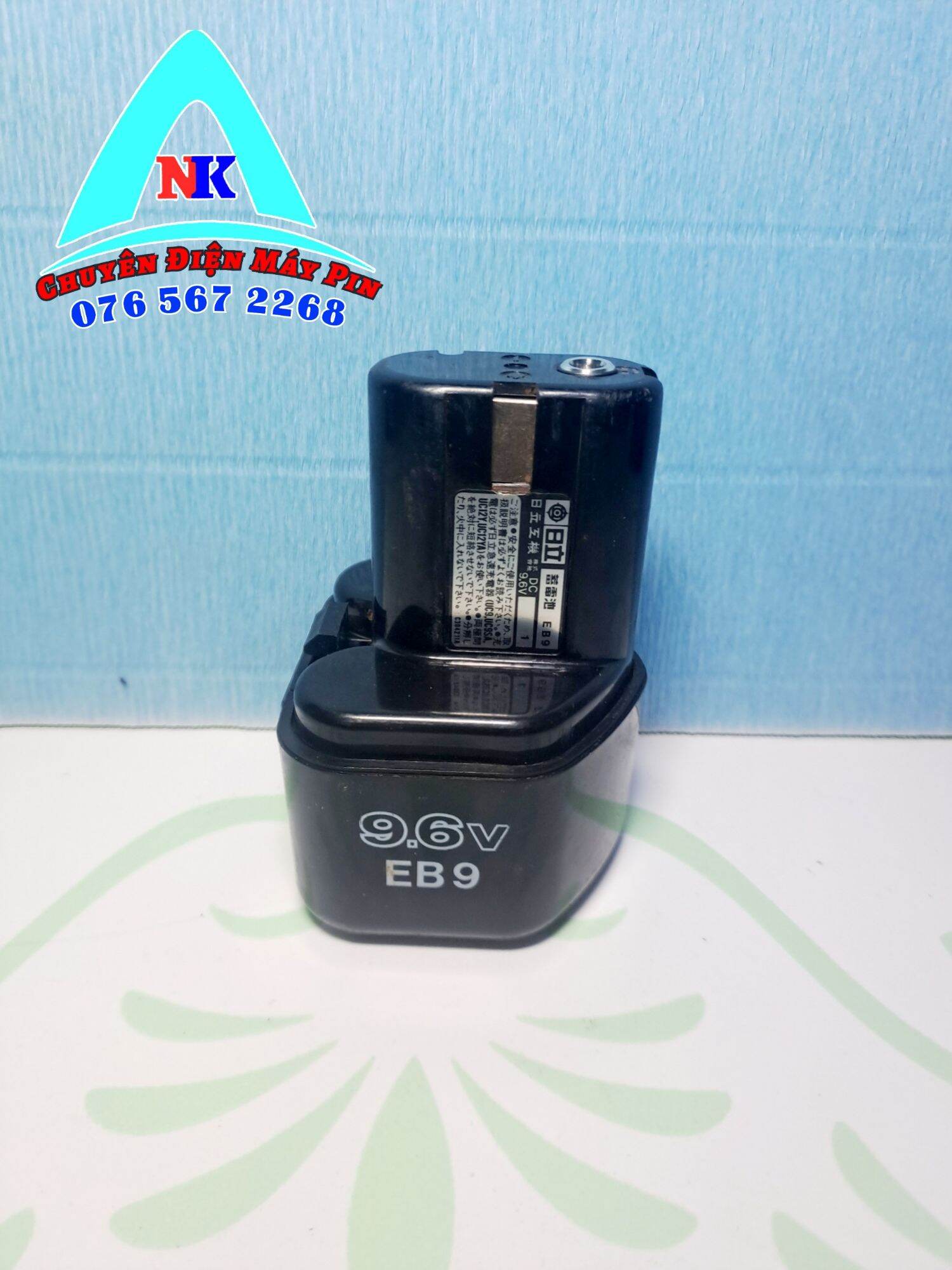 Pin Đóng mới hitachi 9.6v lên 12v 5ah nhận sạc adapter 12.6v