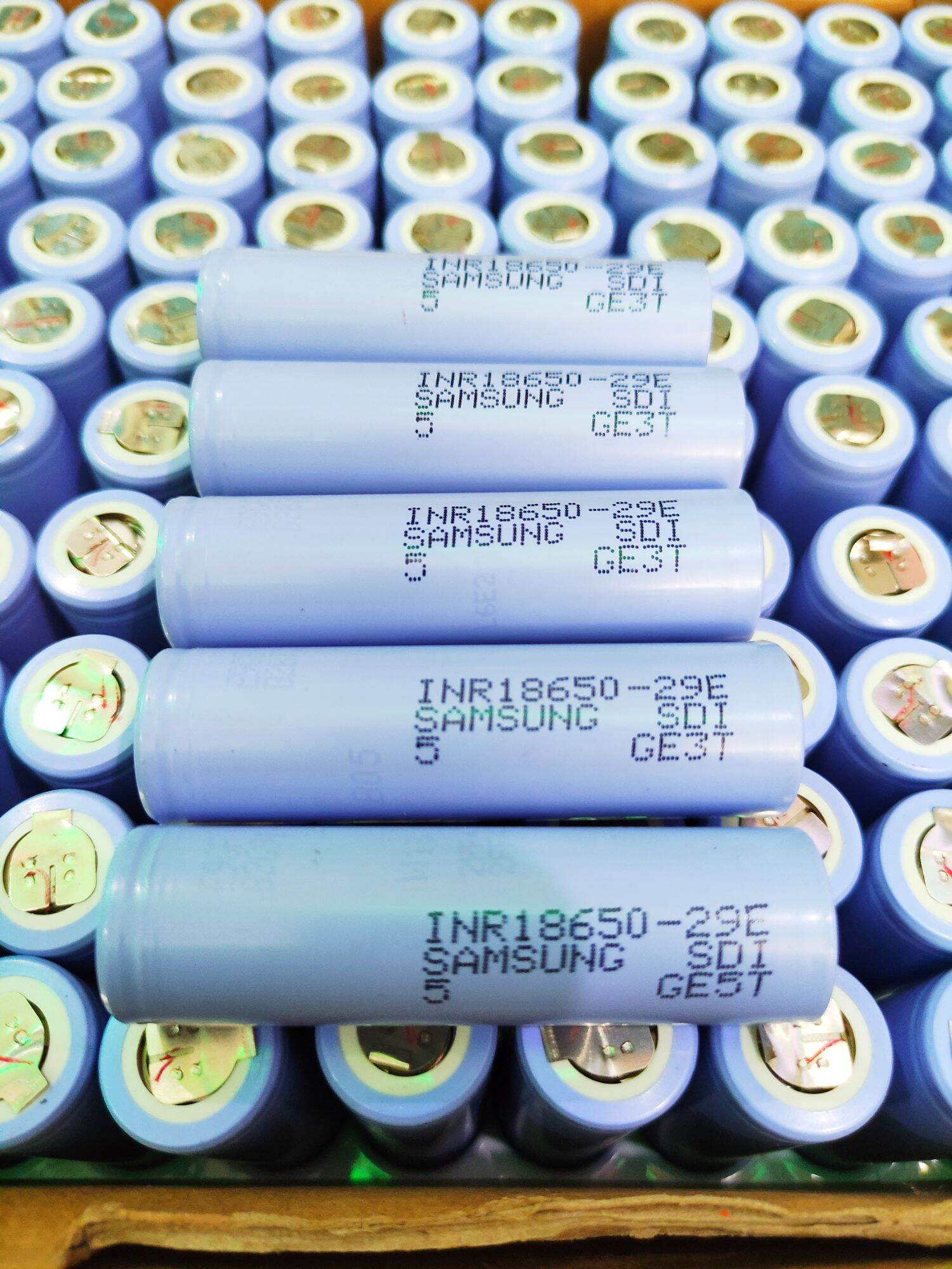 Combo 5 cell samsung 29E đúng lượng 2900mah tháo khối