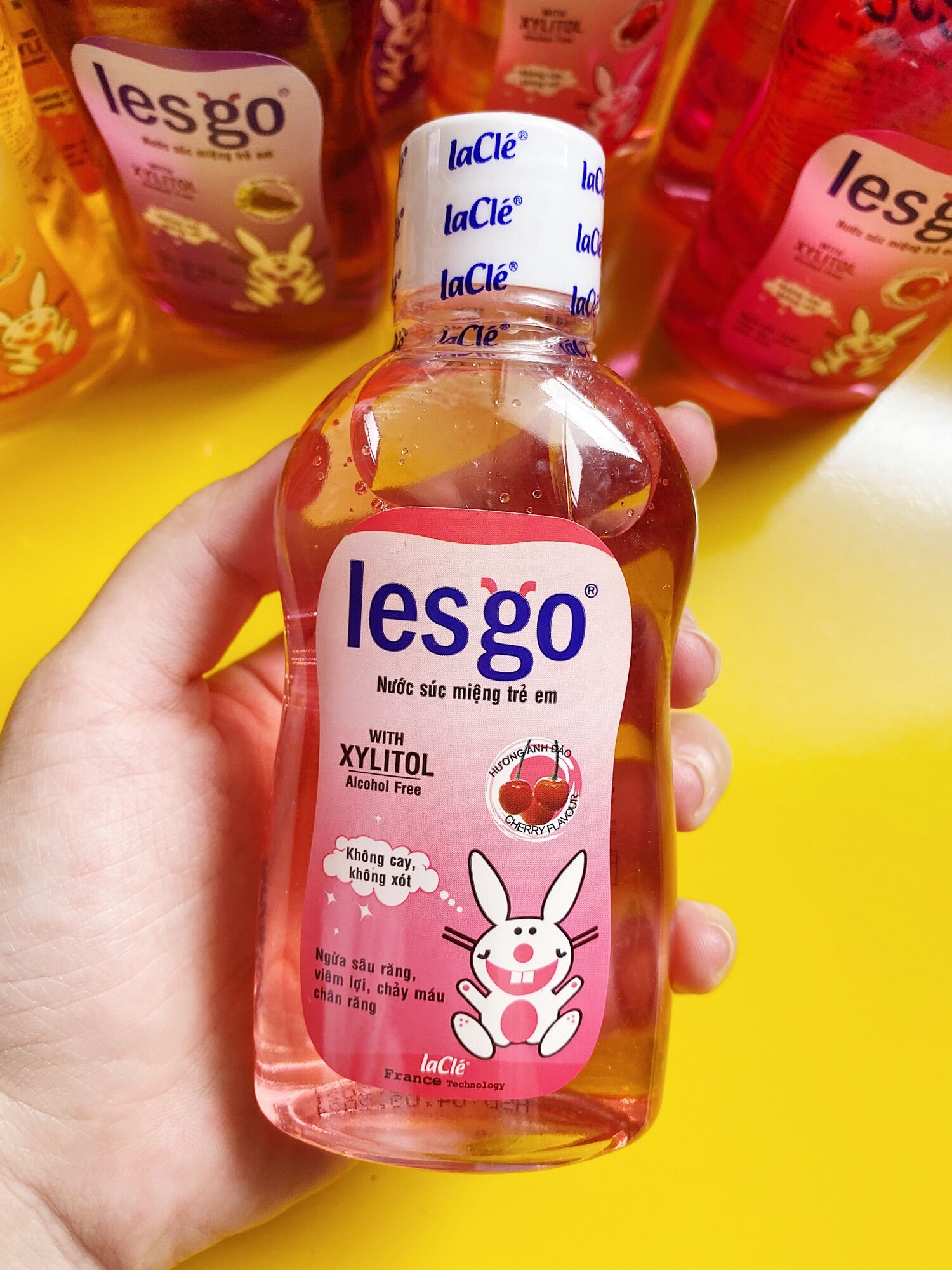 [HCM]Nước súc miệng trẻ em Lesgo 150ml