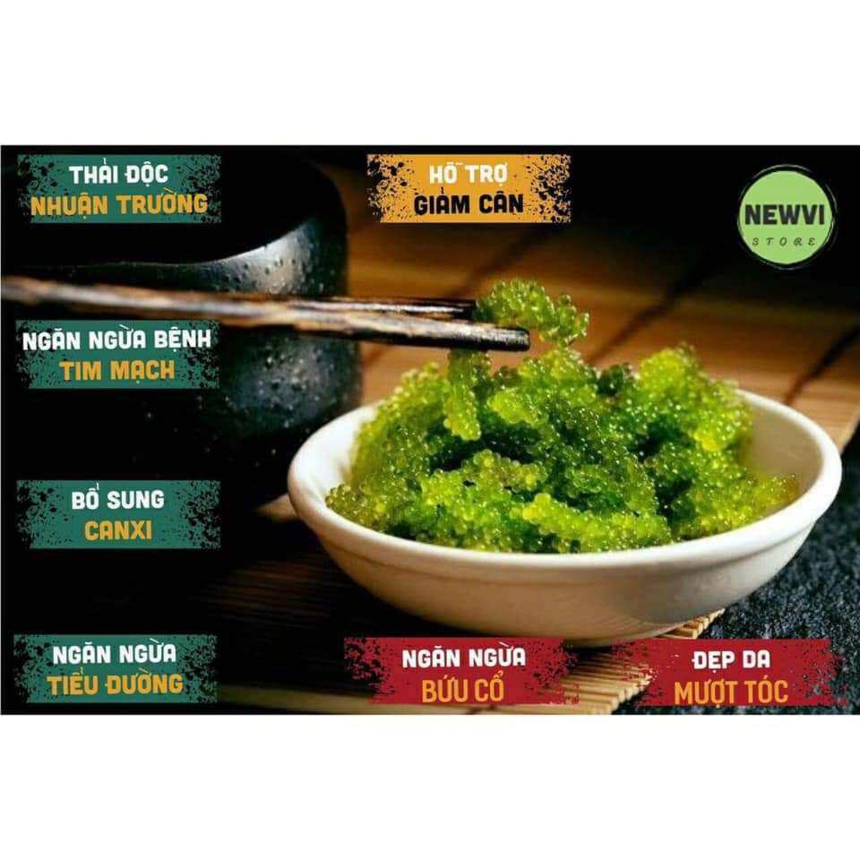 250g RONG NHO TỪ 100G RONG NHO TÁCH NƯỚC GREENFOOD