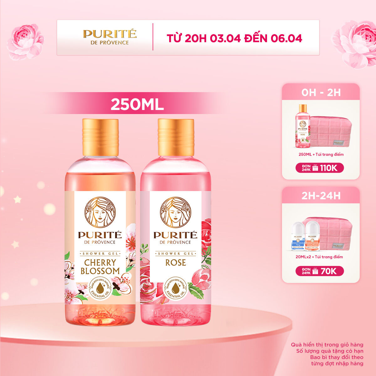 Sữa Tắm Thiên Nhiên Purité 250ml